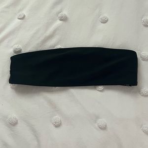 SOLD - Black Tube Swimsuit Top